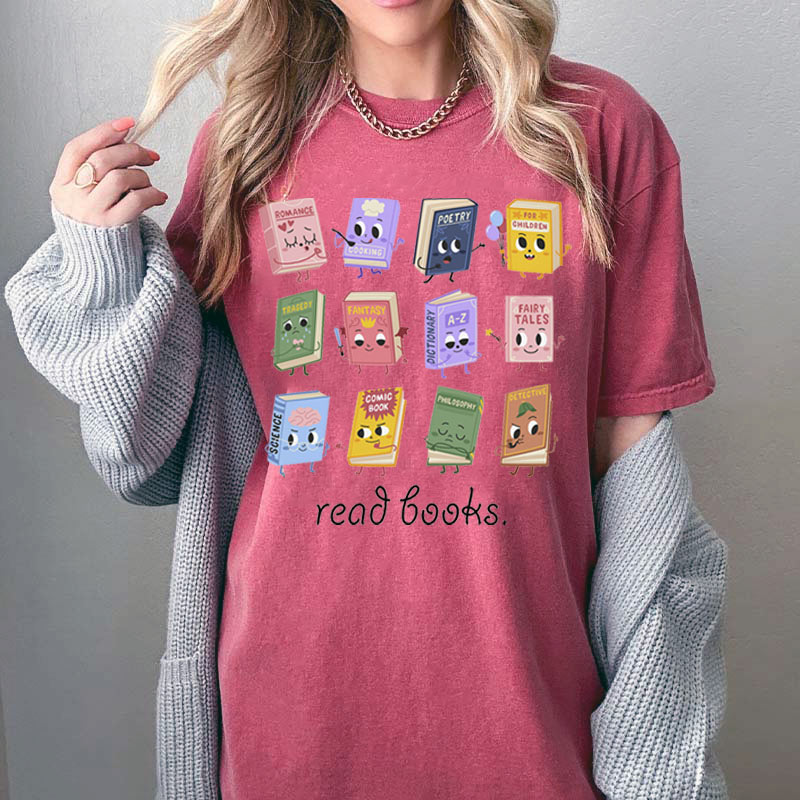 Retro Reading Posters Bookworm T-Shirt