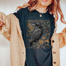 Vintage Raven Witchy Dark Academia T-Shirt