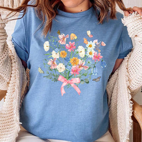 Flower Family Bouquet Comfort Colors T-Shirt