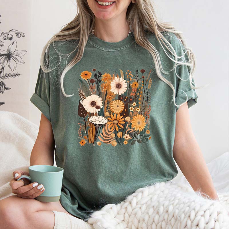 Flower Garden Daisy Lover T-Shirt