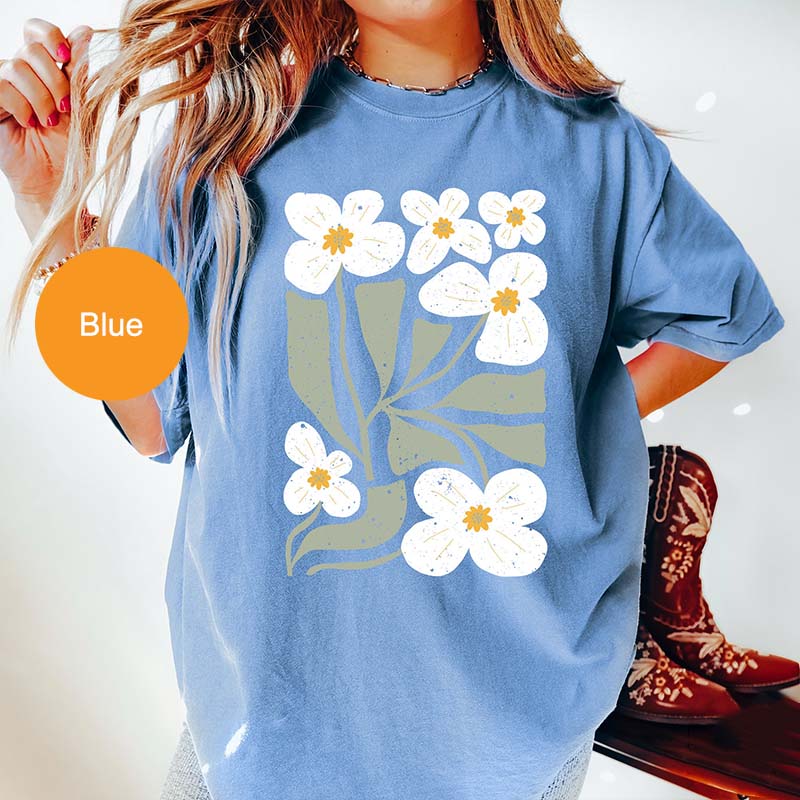 Flower Retro Daisy Lovers T-Shirt