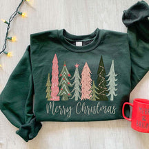 Merry Christmas Tree Sweatshirt