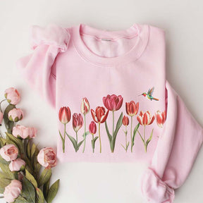 Tulip Lover Minimalist Sweatshirt