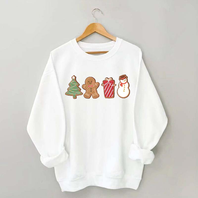 Cute Gingerbread Christmas Cookies Sweatshirt