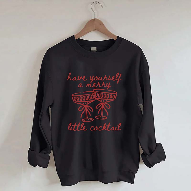 Christmas Cocktail Sweatshirt