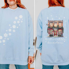 Book Lover Christmas Winter Sweatshirt