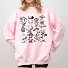 Vintage Mushroom Nature Lover Sweatshirt