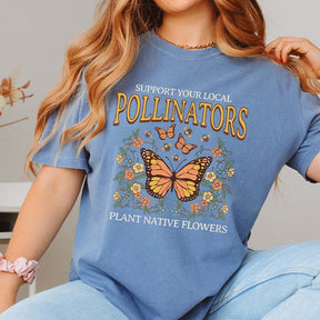 Native Garden Pollinator Flowers T-Shirt