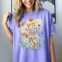 Comfort Colors Wildflowers Boho Gardener T-Shirt