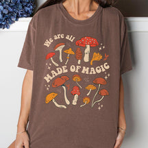 Hippie Trippy Mushroom Botanical T-Shirt