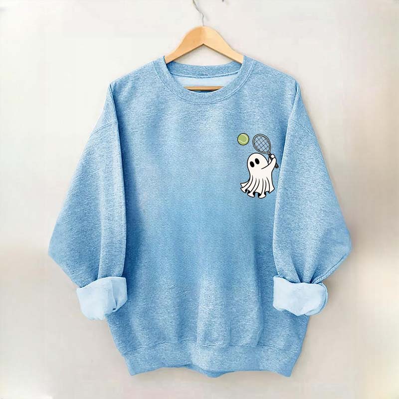 Tennis Ghost Halloween Sweatshirt