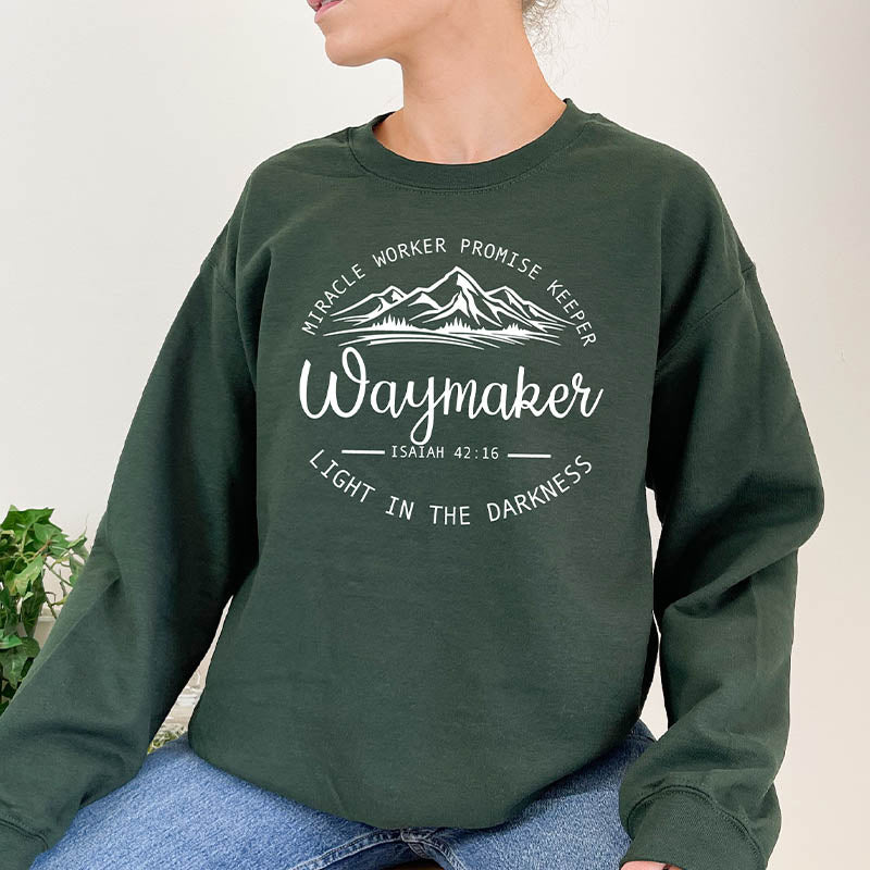 Waymaker Faith Bible Verse Sweatshirt