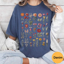 Colorful Garden Lover Wildflowers T-Shirt