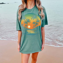 Summer Vacation Beach Palm T-Shirt