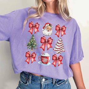 Christmas Coquette Bow T-Shirt