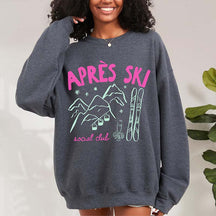 Winter Sports Snowboard Womens Ski Sweatshirt