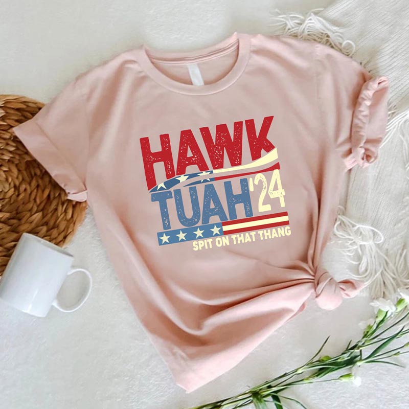 Hawk Tuah 24 Humor T-Shirt