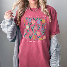 National Flower Grow In Grace T-Shirt