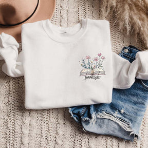 Bookish Floral Booktroverts Sweatshirt