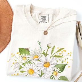 Daisies Bumble Bee Honey T-Shirt