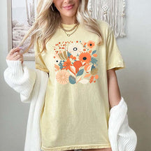 Boho Flowers Plant Lady T-Shirt