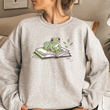 Bookworm Book Frog Sweatshirt