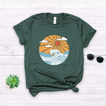 Retro Graphic Ocean Sunshine T-Shirt