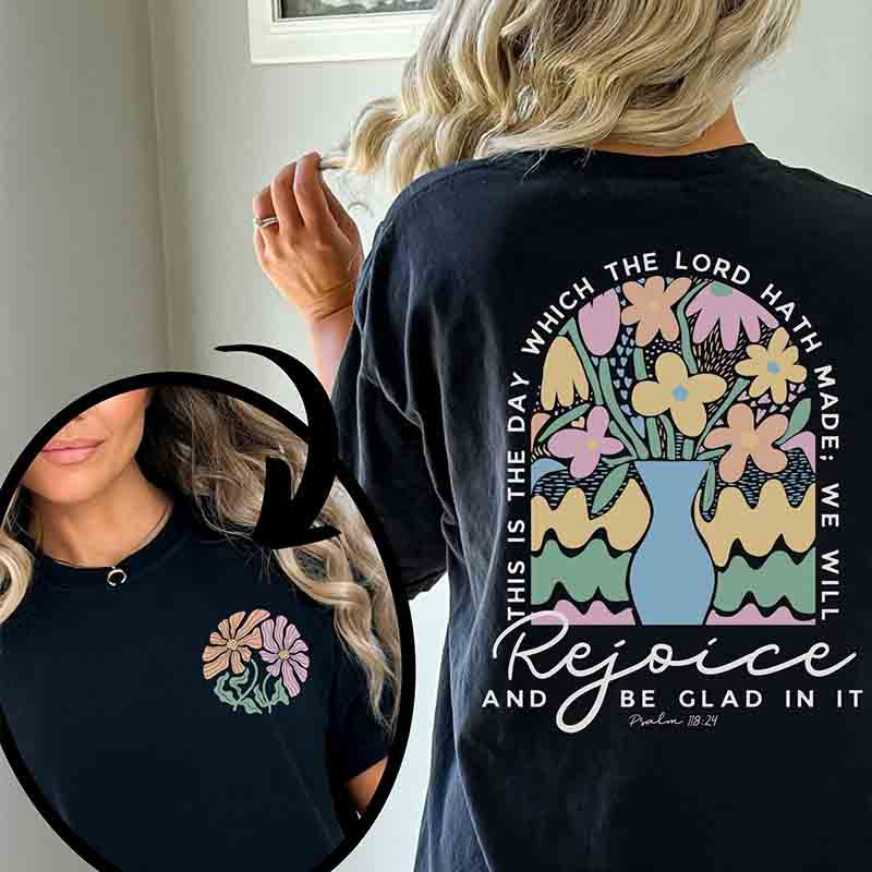 Boho Bible Verse  Vintage Floral  T-Shirt