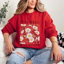 Vintage Floral Spiritual Faith Sweatshirt