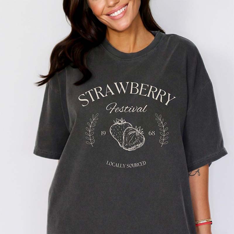 Strawberry Festival Vintage Comfort Colors T-Shirt