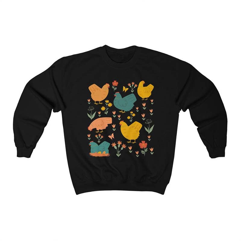 Chicken Aesthetic Farmlife Sweatshirt