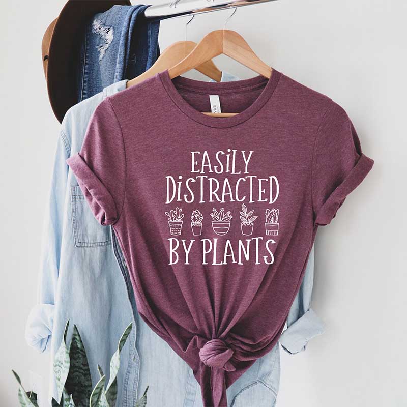 Easily Distracted By Plants T-Shirt