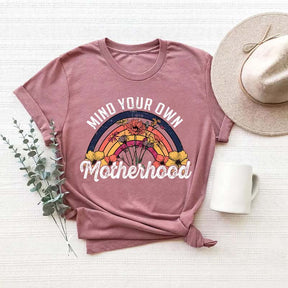 Boho Hippie Mom Motherhood T-Shirt