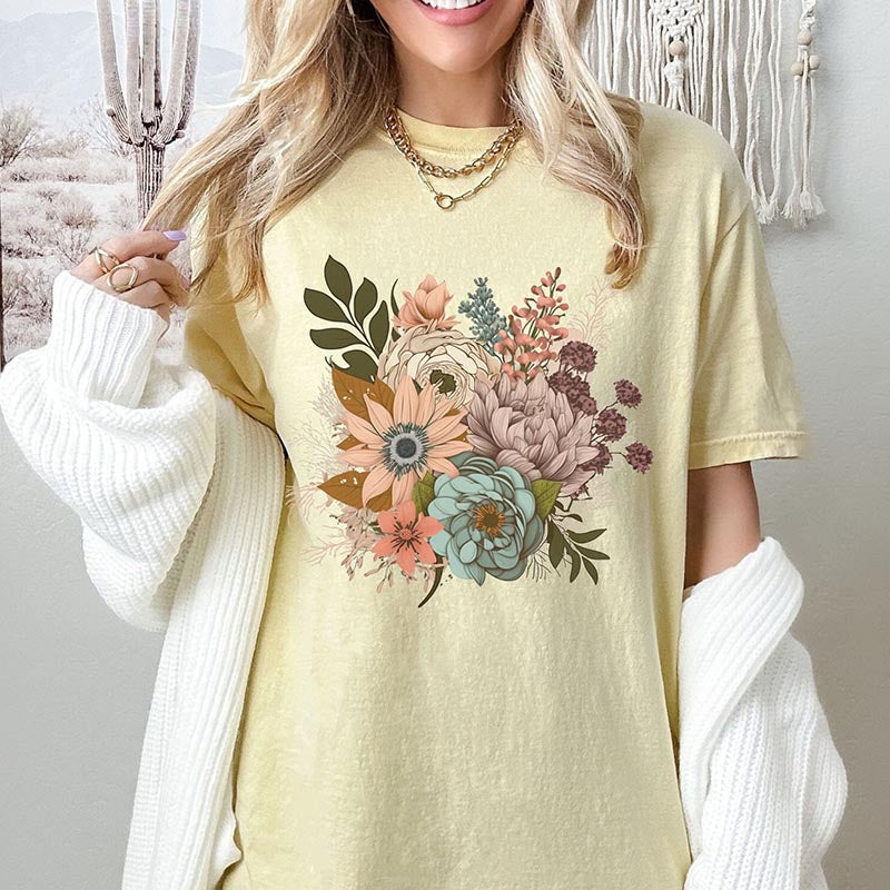 Granola Girl Wild Flower Nature T-Shirt