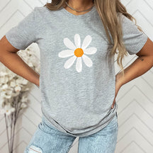 Retro Floral Daisy Hippie T-shirt