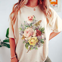 Flower Graphic Boho Botanical T-Shirt