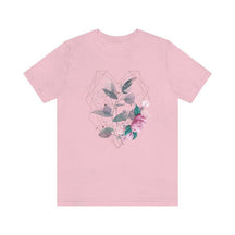 Cute Geometric Heart Flowers T-Shirt