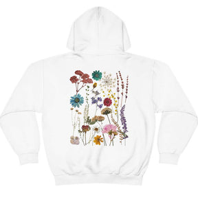 Vintage Pressed Girls Floral Hoodie