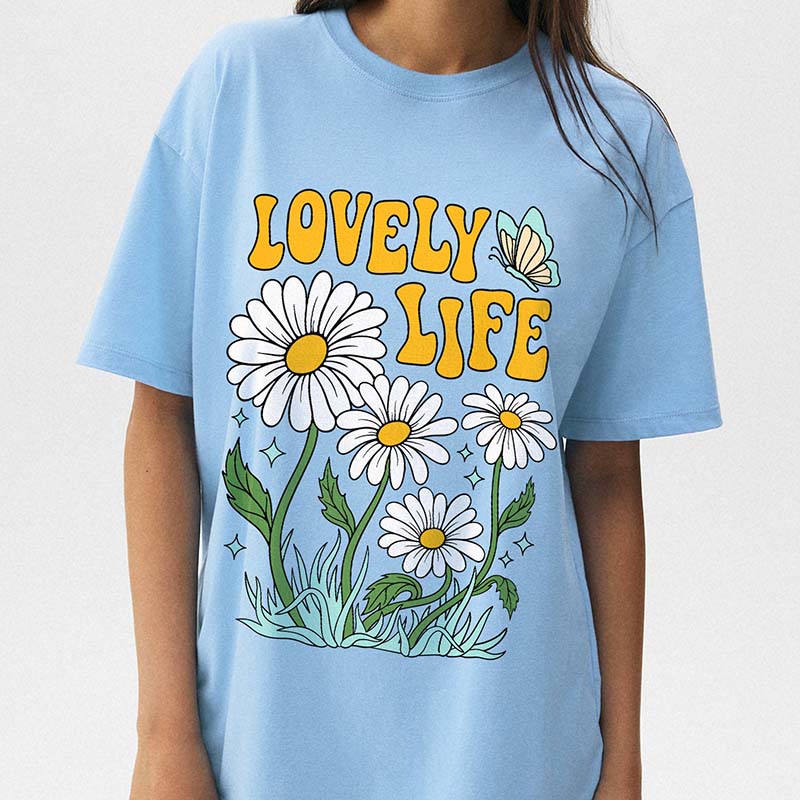 Lovely Life Hippie Floral T-Shirt