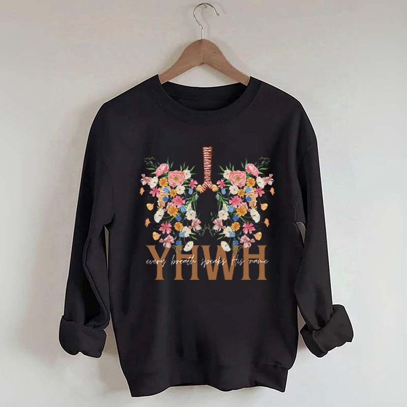 YHWH Flower Sweatshirt