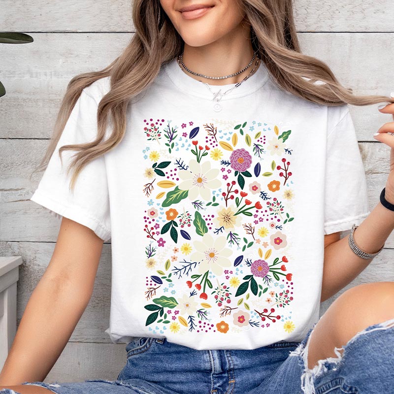 Cute Mini Flowers T-Shirt