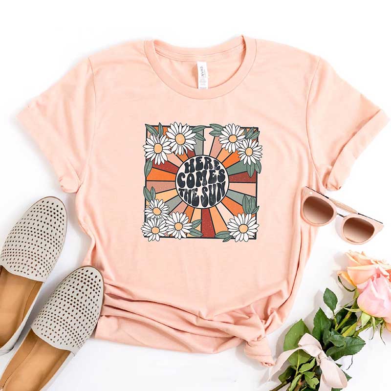 Here Comes The Sun Summer Vibes T-Shirt