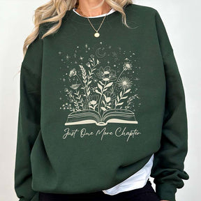 One More Chapter Book Lover Garden Sweatshirt