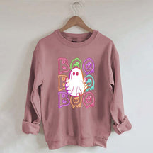 Halloween Neon Boo Sweatshirt