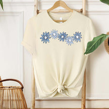 Blue Daisy Wildflower Cute T-Shirt