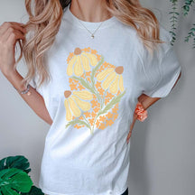 Yellow Wildflower  Southern Floral  T-Shirt