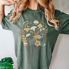 Retro Mushroom Boho Hippie T-Shirt