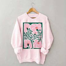 Bright Abstract Flower Botanical Sweatshirt