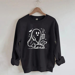 Halloween Ghost Dog Sweatshirt