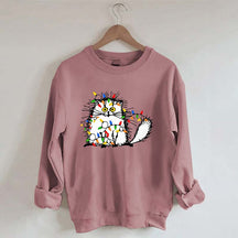 Christmas Funny Cat Sweatshirt